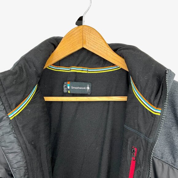 Smartwool Smartloft 150 Jacket Black DWR Full Zip Nylon Wool Size Large L Men's - Picture 7 of 13